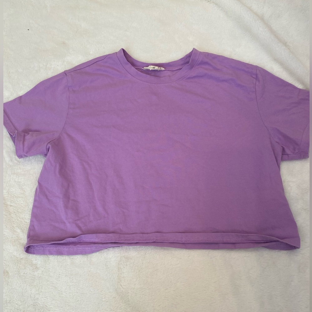 Purple Crop Top
